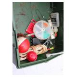 Loaded Vintage Plano Fishing Tackle Box