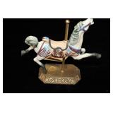 Collection of 4 Willits Designs Limited Edition Carousel Horses and Cat