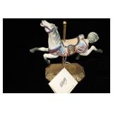 Collection of 4 Willits Designs Limited Edition Carousel Horses and Cat