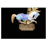 Collection of 4 Willits Designs Limited Edition Carousel Horses and Cat