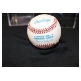 Single Signed Kirby Puckett Autograph on Budig American League Baseball
