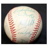 1994 Minnesota Twins Autographed Baseball Puckett Winfield Tom Kelly Kent Hrbek & More Budig American League Baseball