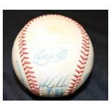 1994 Minnesota Twins Autographed Baseball Puckett Winfield Tom Kelly Kent Hrbek & More Budig American League Baseball