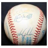 1994 Minnesota Twins Autographed Baseball Puckett Winfield Tom Kelly Kent Hrbek & More Budig American League Baseball