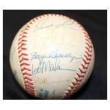 1994 Minnesota Twins Autographed Baseball Puckett Winfield Tom Kelly Kent Hrbek & More Budig American League Baseball