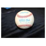 Bert Blyleven, Jeff Reboulet Signed American League Baseballs