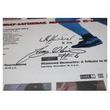 Kirby Puckett 8 Ball Tournament Poster Signed by Hall of Famer Tony Oliva and unknown player
