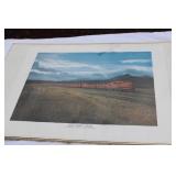 Large Great Northern Collection Railroad Dishes, paper Collectibles prints, maps and more