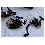 Flambeau Tackle box with Fishing gear Lures and Reels