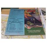 Large Great Northern Collection Railroad Dishes, paper Collectibles prints, maps and more