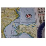 Large Great Northern Collection Railroad Dishes, paper Collectibles prints, maps and more
