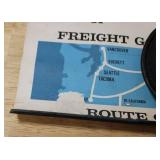 Large Great Northern Collection Railroad Dishes, paper Collectibles prints, maps and more