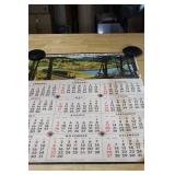 Auction Title: Large Railroad Calendar & Print Collection – Great Northern, Burlington Northern, Northern Pacific – 1970s–1990s