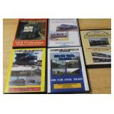 20 Train DVD/Blue Rays Union Pacific, Steam New York Central B&O - More!