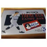 15 Metal Babe Ruth Candy Bar Signs