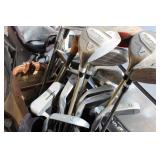 3 bags of assorted Golf Clubs