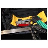LOT OF 3 vintage MONKEY WRENCHES – INCLUDES DEWALT BAG, TAPE MEASURE & HEX KEY SET – READY TO WORK!