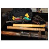 LOT OF 3 vintage MONKEY WRENCHES – INCLUDES DEWALT BAG, TAPE MEASURE & HEX KEY SET – READY TO WORK!