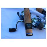 Ice Fishing Rod & Reel Combo Lot – 2 Black Betty Setups + 2 Dave Genz Combos & Cabelas Case