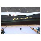Ice Fishing Rod & Reel Combo Lot – 2 Black Betty Setups + 2 Dave Genz Combos & Cabelas Case