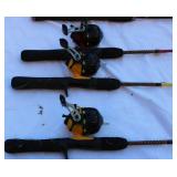Family Fishing Set – 4 Rods & Reels (Daiwa, Ladyfish, Kids Combos)
