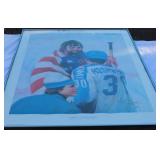 “America the Beautiful” Signed Print – Herb Brooks, Jerome Ryan – Limited Edition #101/1000 1980 Olympic Gold Medal