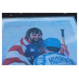 “America the Beautiful” Signed Print – Herb Brooks, Jerome Ryan – Limited Edition #101/1000 1980 Olympic Gold Medal