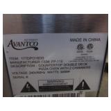Avantco Dual Pizza Oven 28"x24"x26" Slot Openings 18"x18"