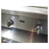 Cook Rite Gas Griddle on SS Rolling Table 48"x29"x38"