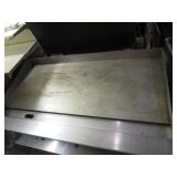 Cook Rite Gas Griddle on SS Rolling Table 48"x29"x38"