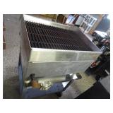 APW Wyott Gas Grill w/Cart 24"x25"x16"