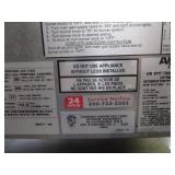APW Wyott Gas Grill w/Cart 24"x25"x16"
