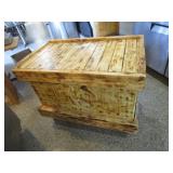Rolling Wood Table 43"x25"x35"