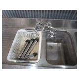 5 Station Bar Sink 95"x18"x34"