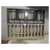 Vintage Cigarette Rack 26"x21"x3"