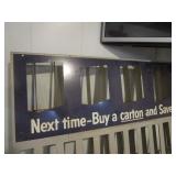 Vintage Cigarette Rack 26"x21"x3"