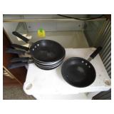 (6) 8" Alum Frying Pans
