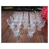 (22) 5 1/4" Water Glasses
