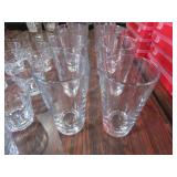(10) 6" Beer Glasses & (13) 3 1/2" Drink Glasses