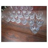 (10) 6" Beer Glasses & (13) 3 1/2" Drink Glasses