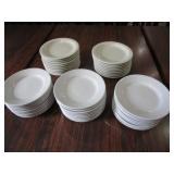 (46) 6" Stoneware Plates