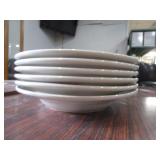 (6) 12" Stoneware Pasta Bowls