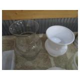 Silverware Trays & Cups, Mixed Drink Garnishment Tray, Vases