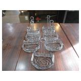 (7) Condiment/Menu Holders