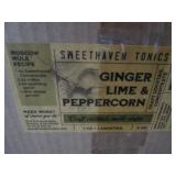 (1) Case Sweet Haven Mixed Drink Tonic Ginger Lime & Peppercorn