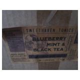 (1) Case Sweet Haven Mixed Drink Tonic Blueberry Mint & Black Tea