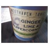 2gal Sweet Haven Mixed Drink Tonic 1gal Grapefruit Mint & Rosemary 1gal Ginger Lime & Peppercorn