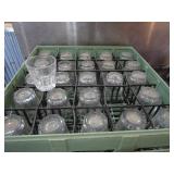 (25) 3 1/2" Heavy Mixed Drink Glasses