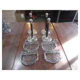 (4) Condiment/Menu Holders (4) Paper Towel Holders