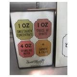 (8) 4oz Sweet Haven Mixed Drink Tonic Strawberry Basil & Chili